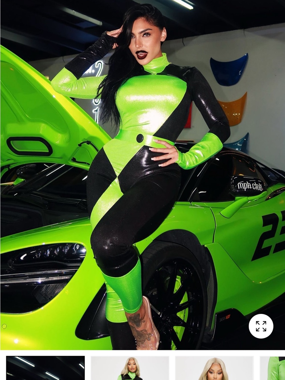 Plus Size Fashion Nova “Shego” Halloween Costume (Plus Extras!)